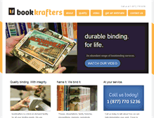 Tablet Screenshot of bookkrafters.com